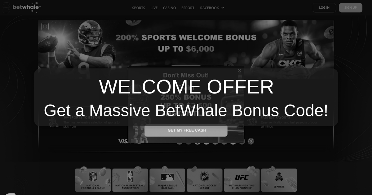 BetWhale Bonus Code 2026 - Exclusive USA Casino Bonuses